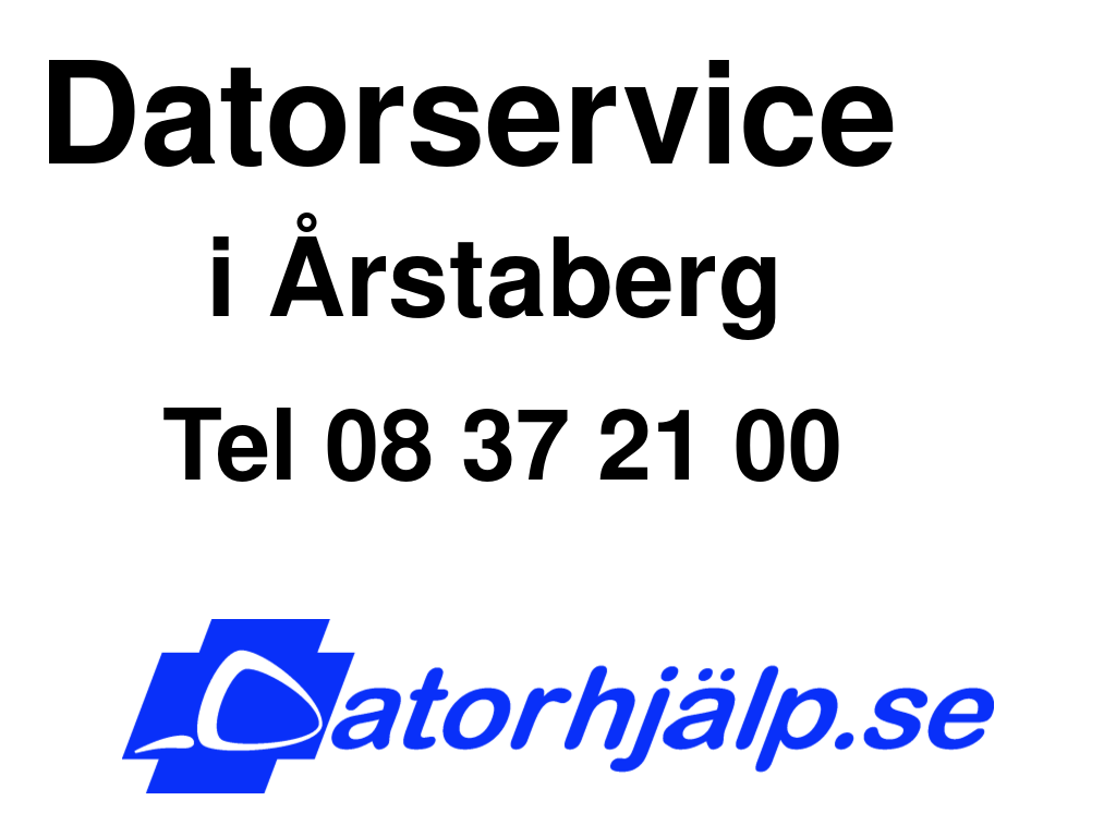 Datorservice i Årstaberg
