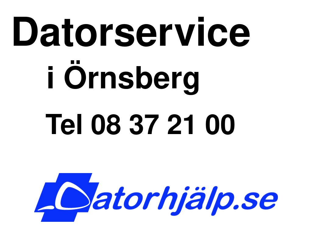 Datorservice i Örnsberg
