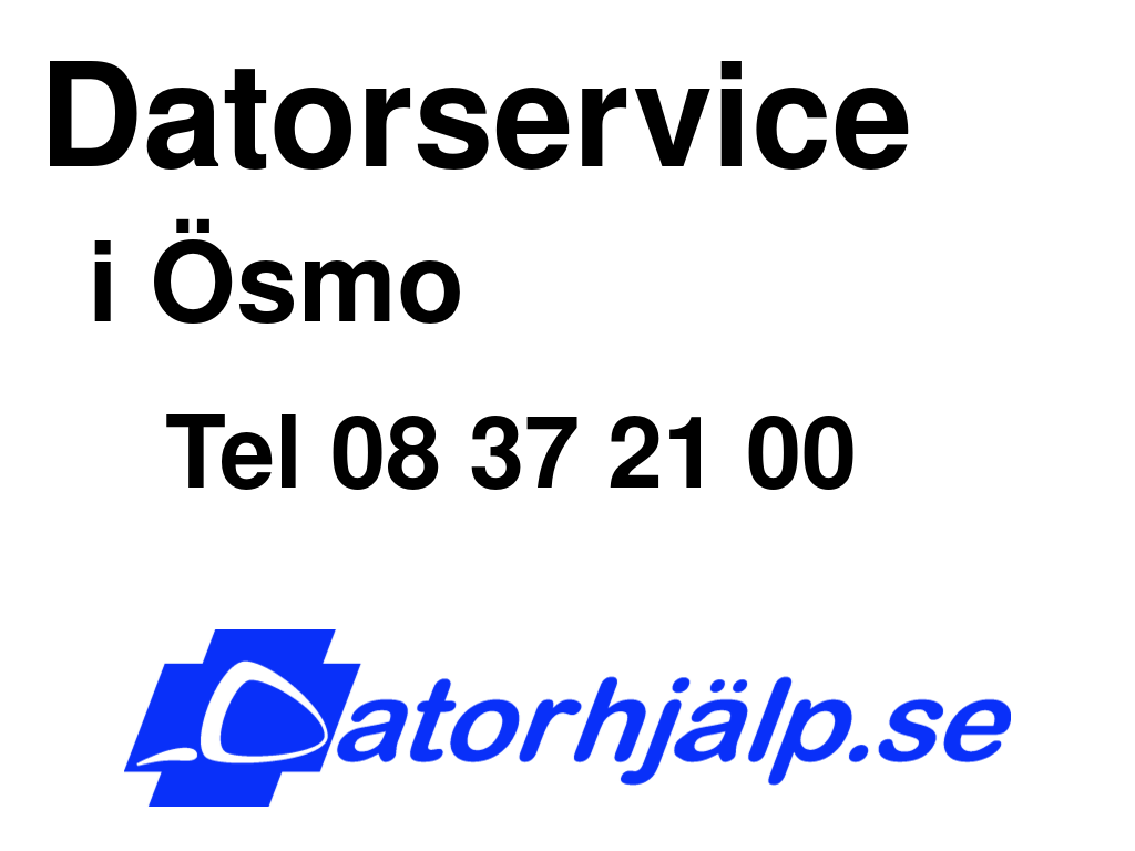 Datorservice i Ösmo
