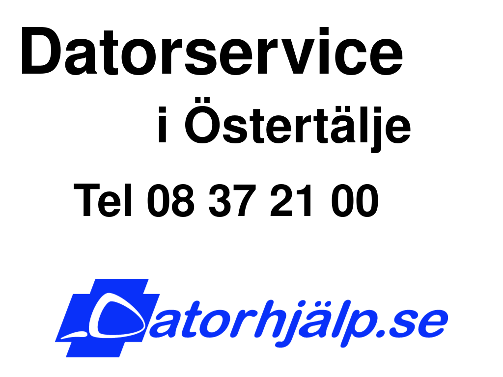 Datorservice i Östertälje
