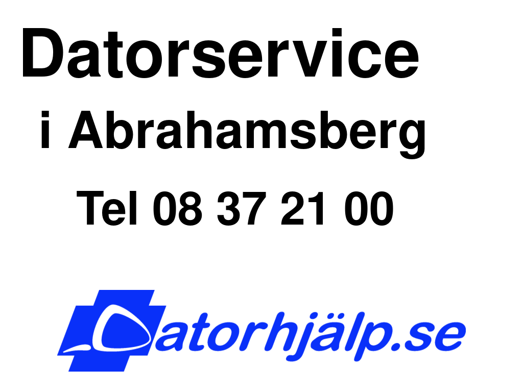 Datorservice i Abrahamsberg
