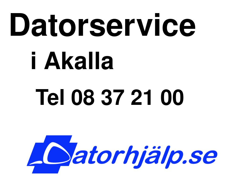 Datorservice i Akalla
