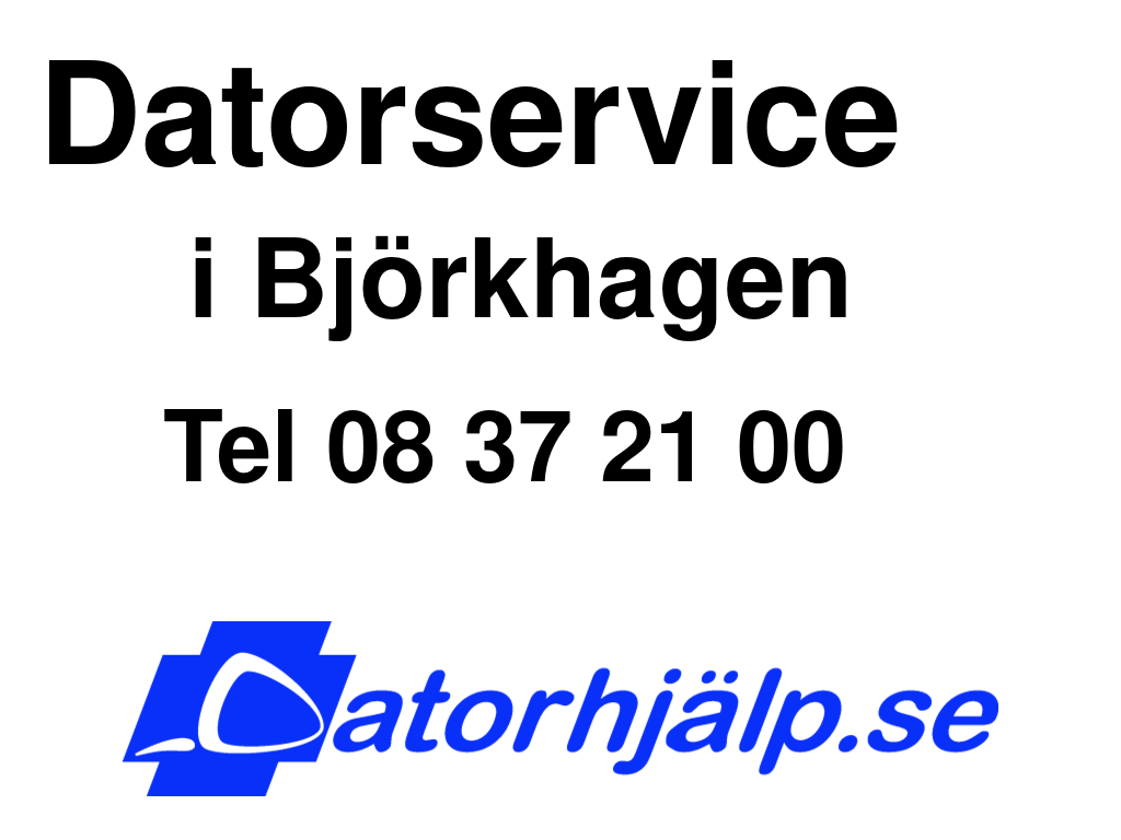 Datorservice i Björkhagen
