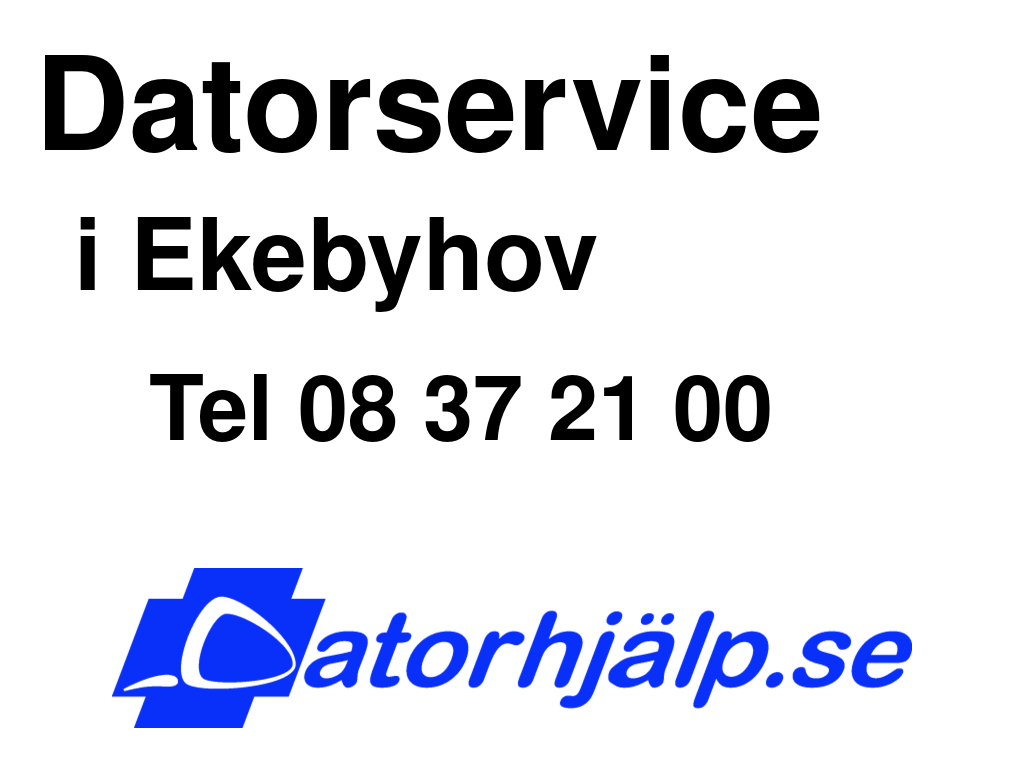 Datorservice i Ekebyhov
