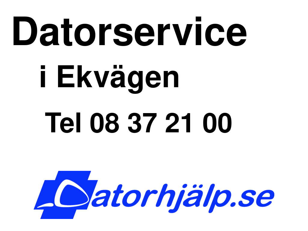 Datorservice i Ekvägen
