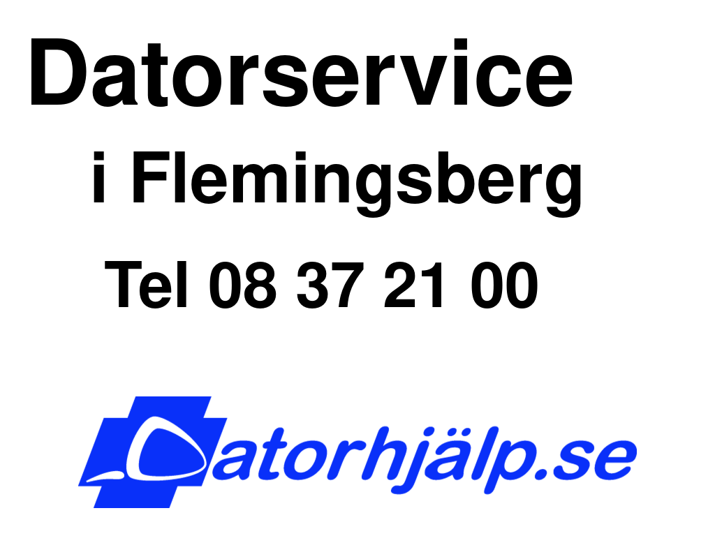 Datorservice i Flemingsberg
