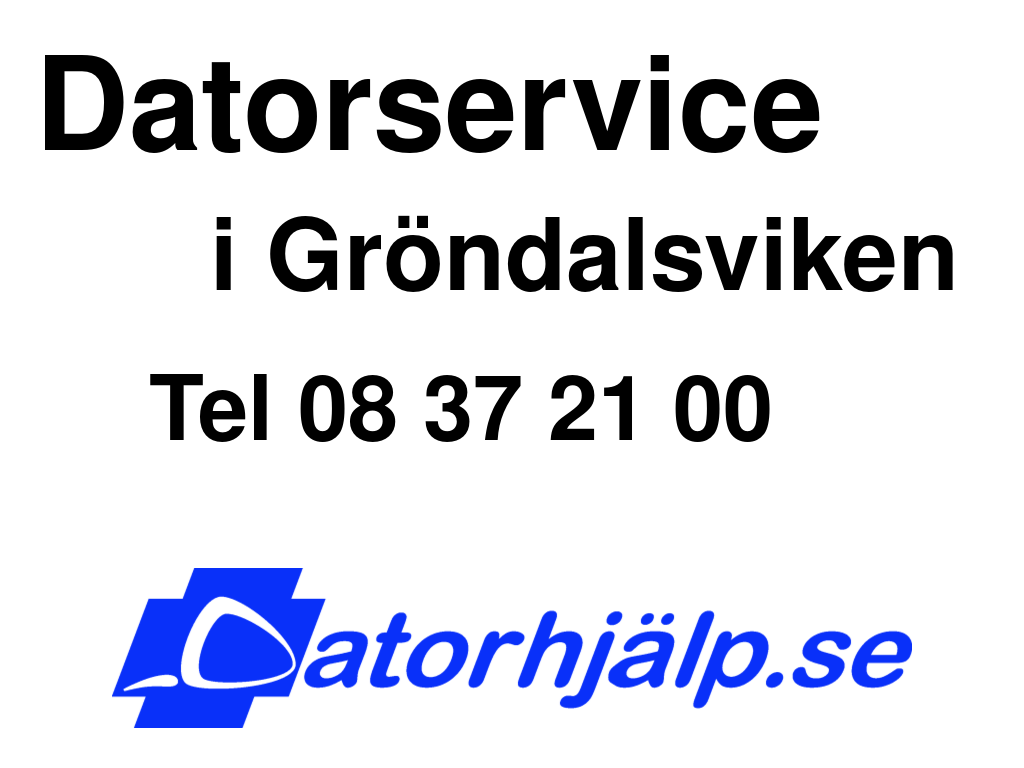 Datorservice i Gröndalsviken
