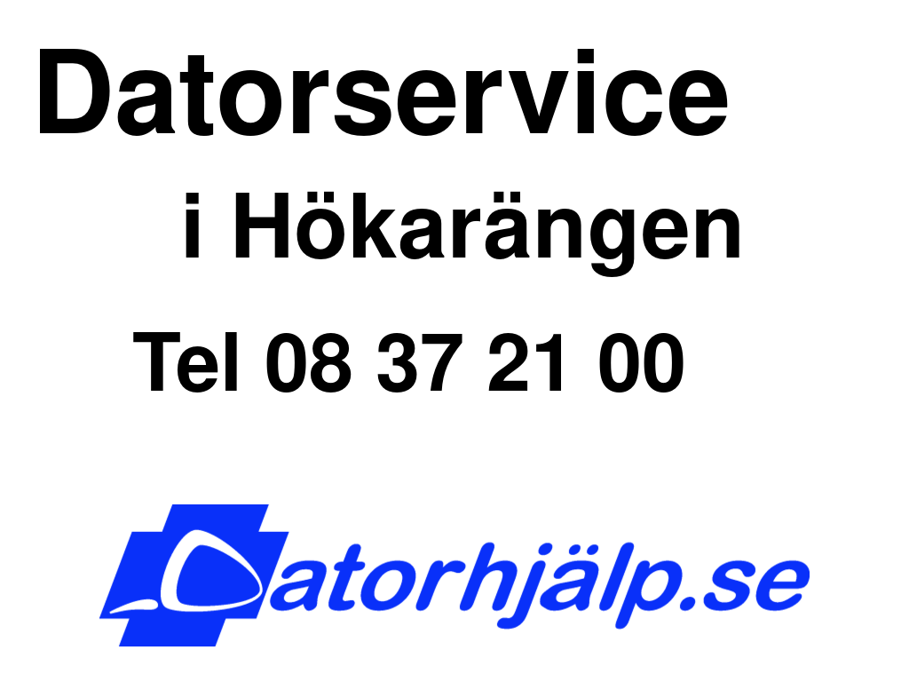 Datorservice i Hökarängen
