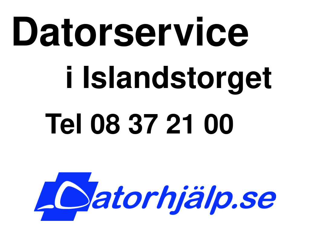 Datorservice i Islandstorget
