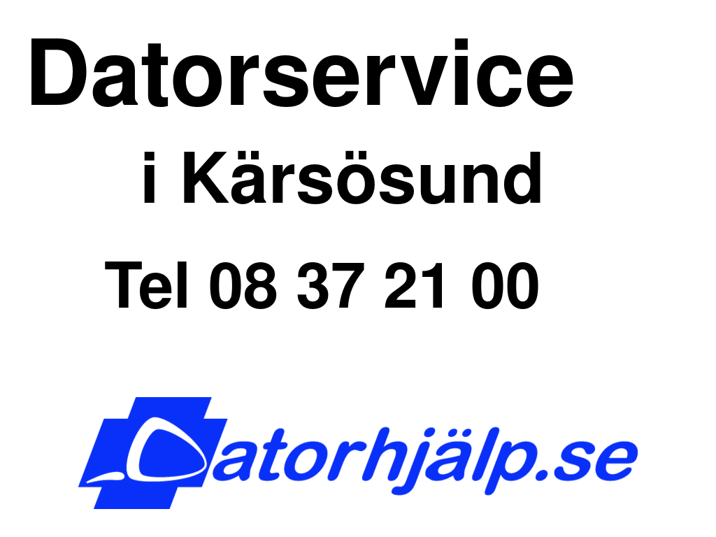 Datorservice i Kärsösund
