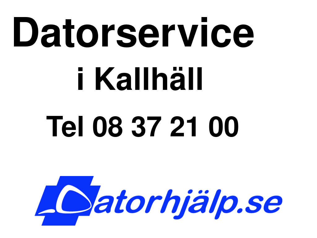 Datorservice i Kallhäll
