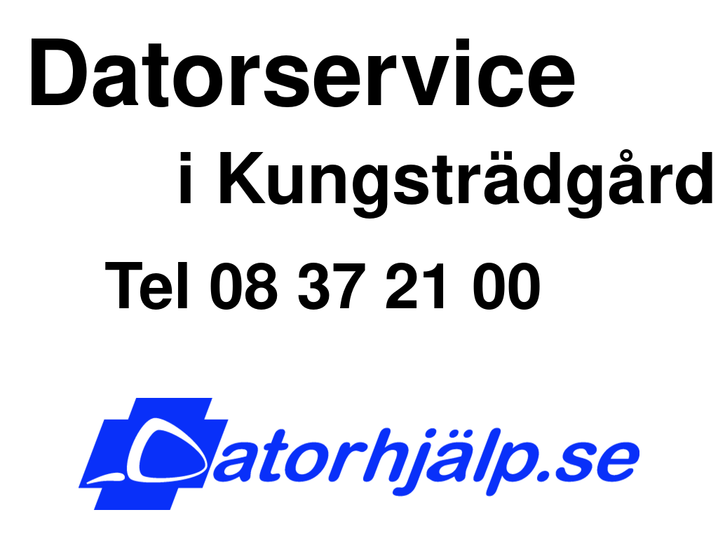 Datorservice i Kungsträdgården
