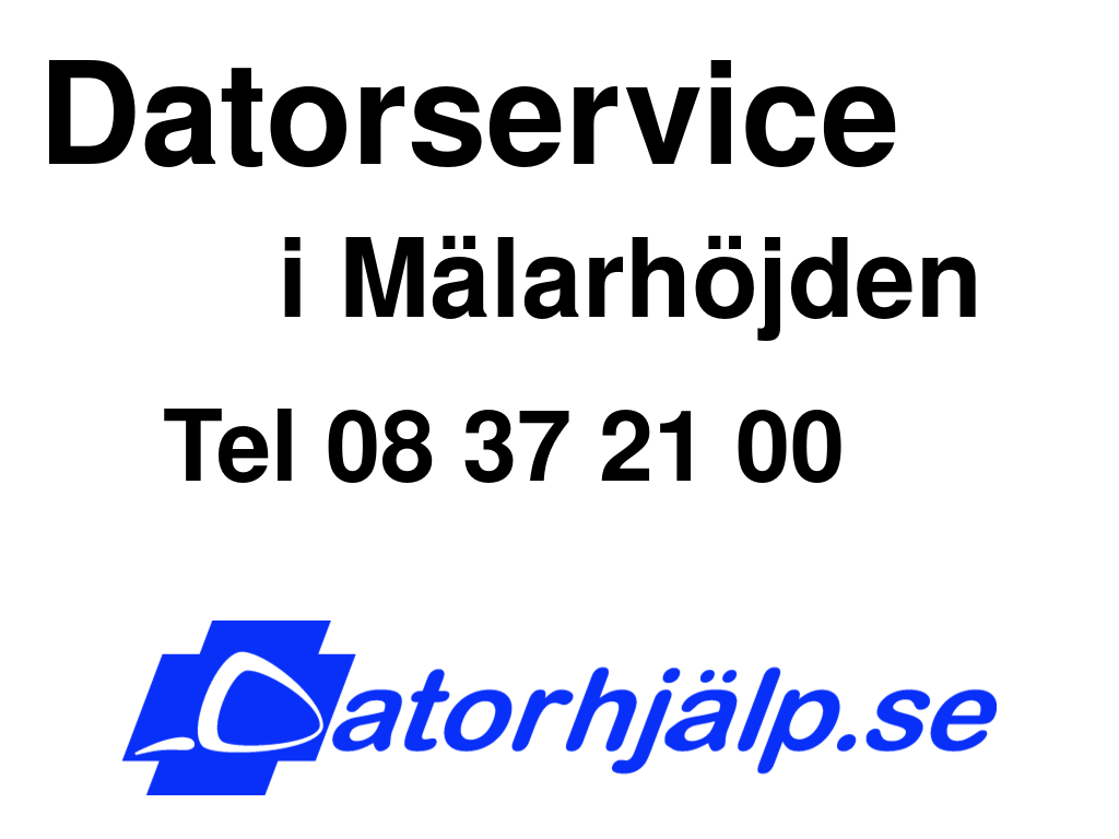 Datorservice i Mälarhöjden
