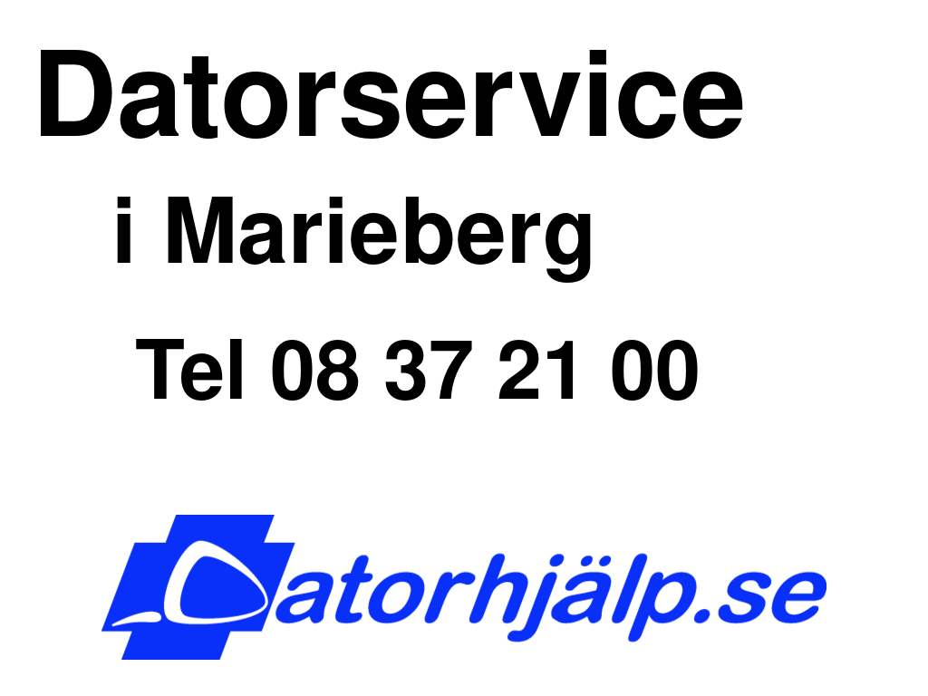 Datorservice i Marieberg
