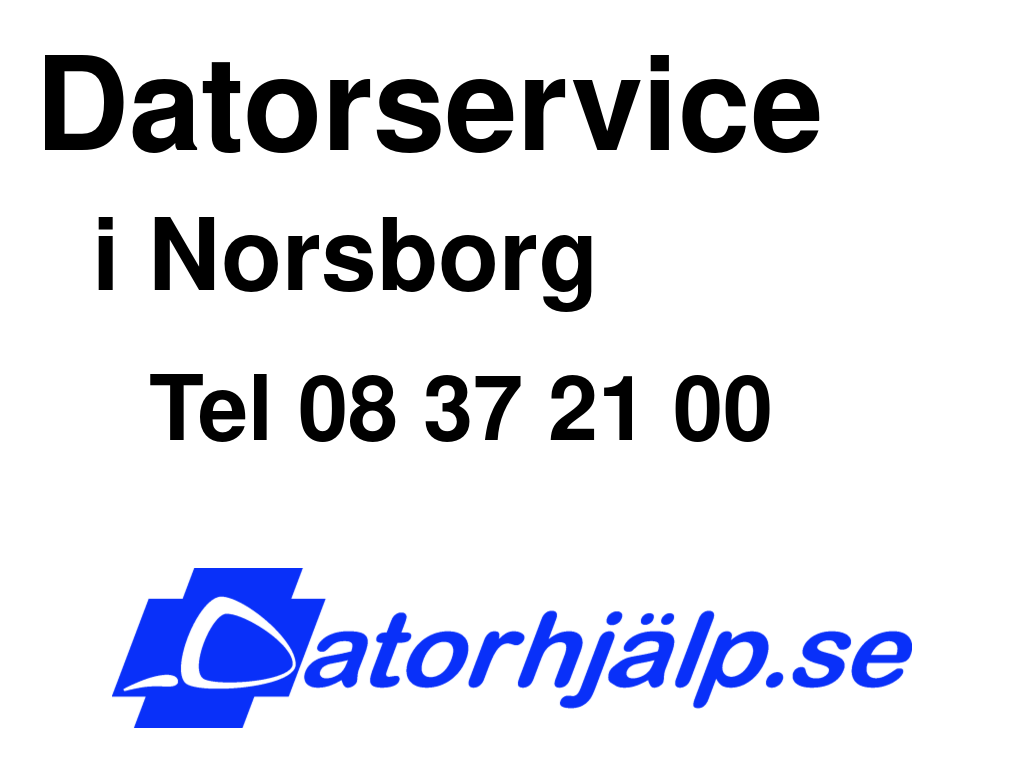 Datorservice i Norsborg
