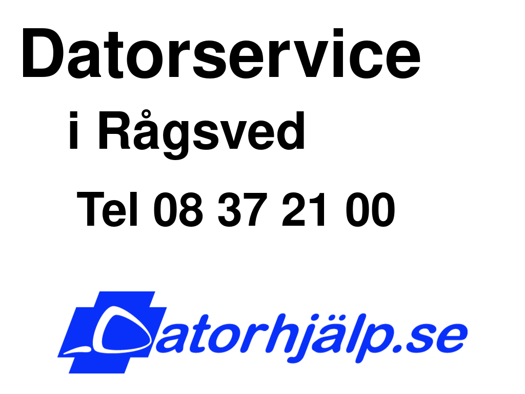 Datorservice i Rågsved
