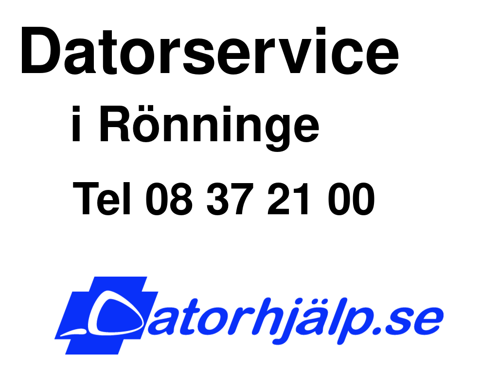 Datorservice i Rönninge
