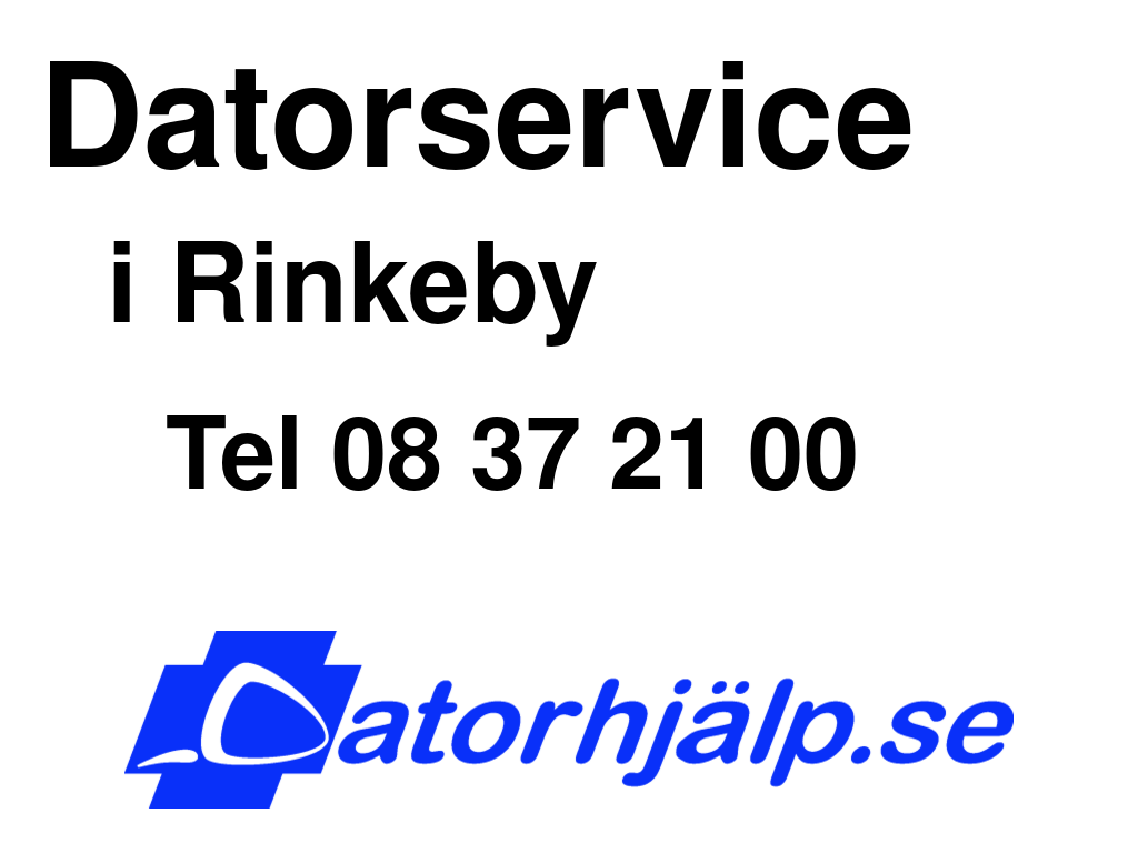Datorservice i Rinkeby
