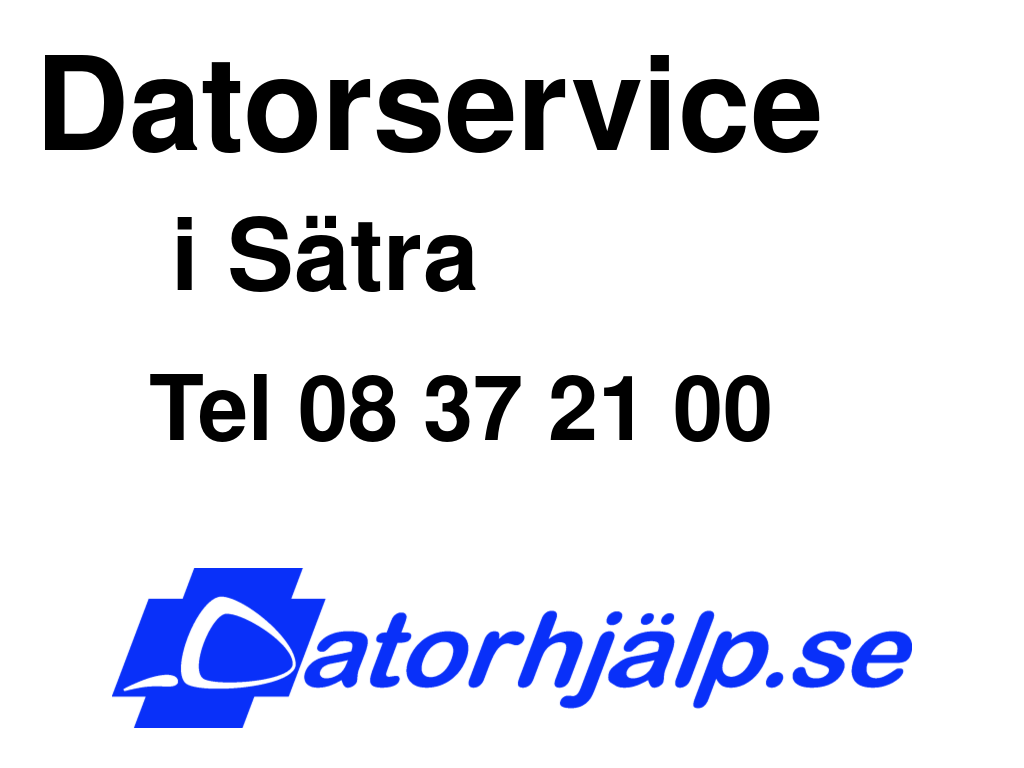 Datorservice i Sätra
