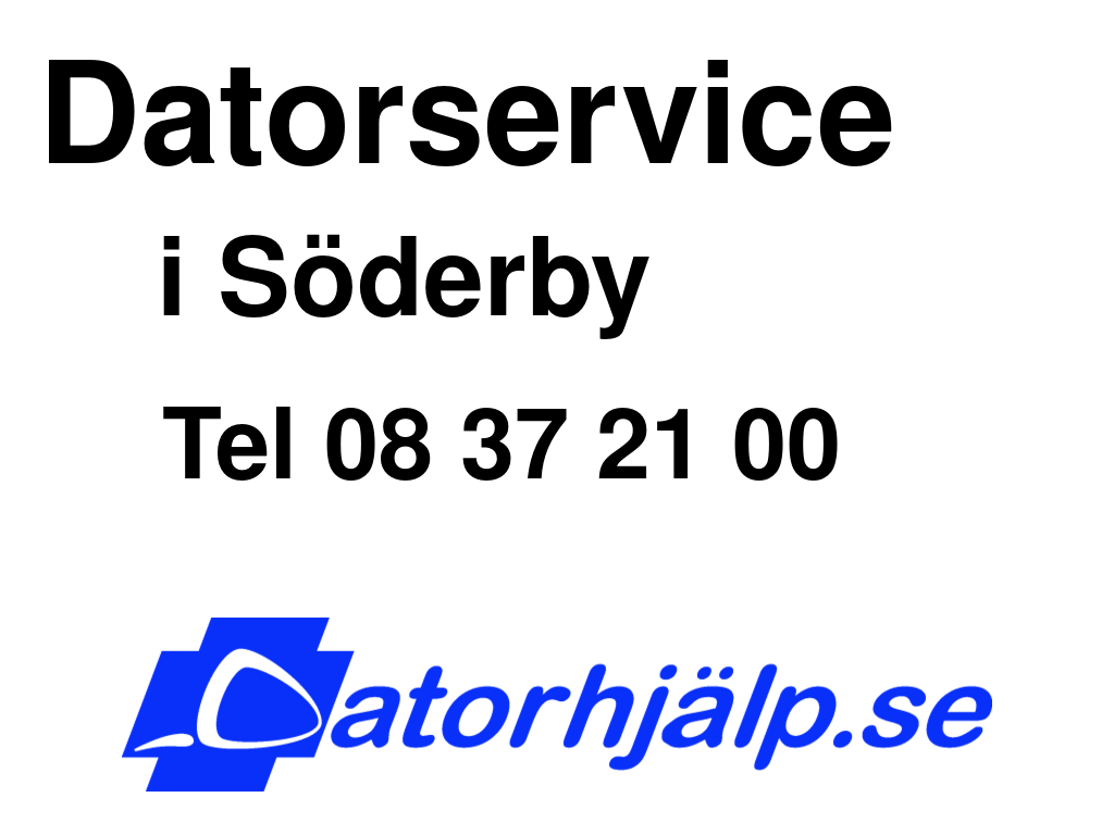 Datorservice i Söderby
