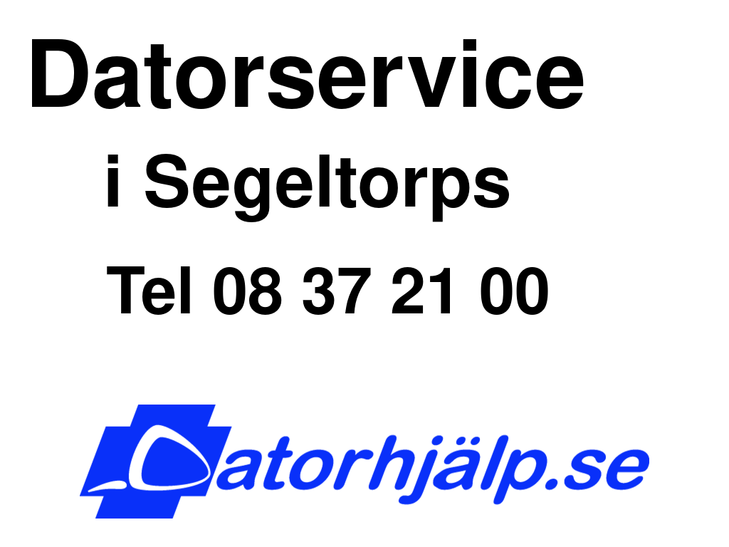 Datorservice i Segeltorps
