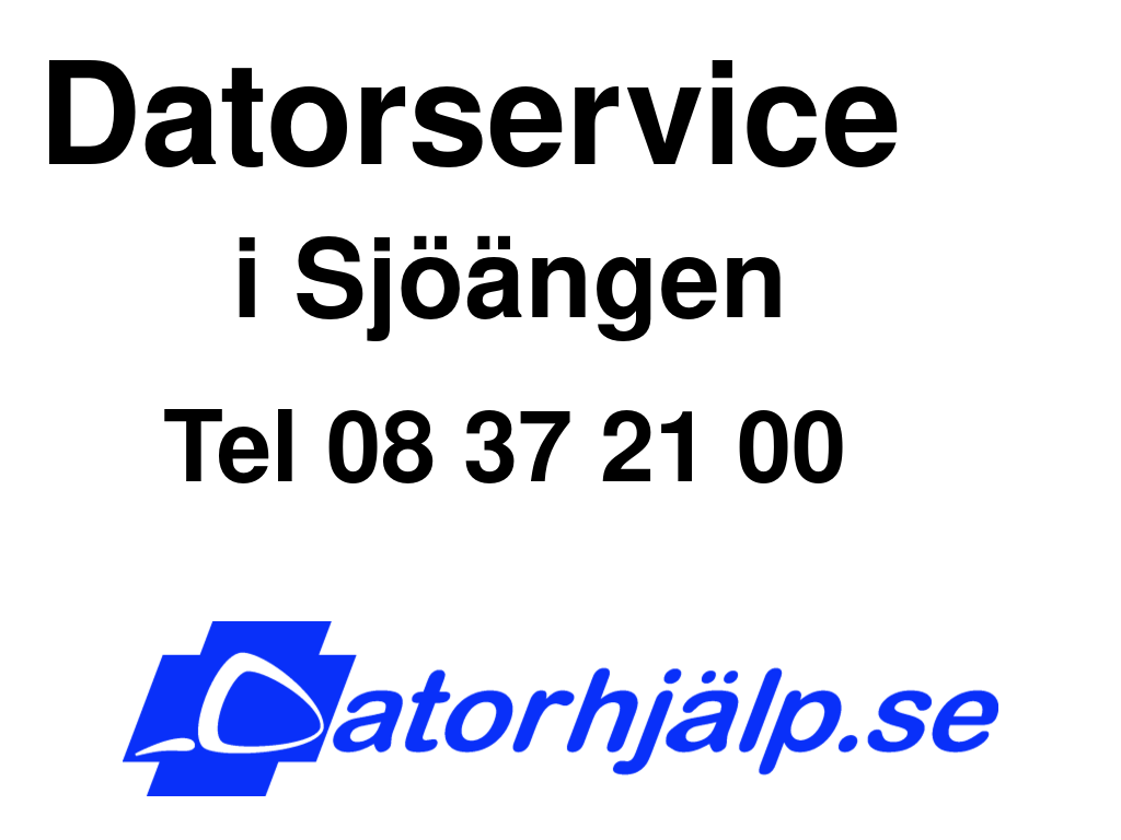 Datorservice i Sjöängen
