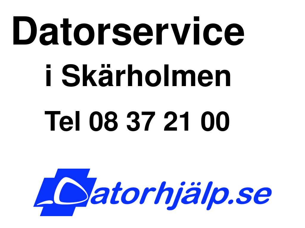 Datorservice i Skärholmen
