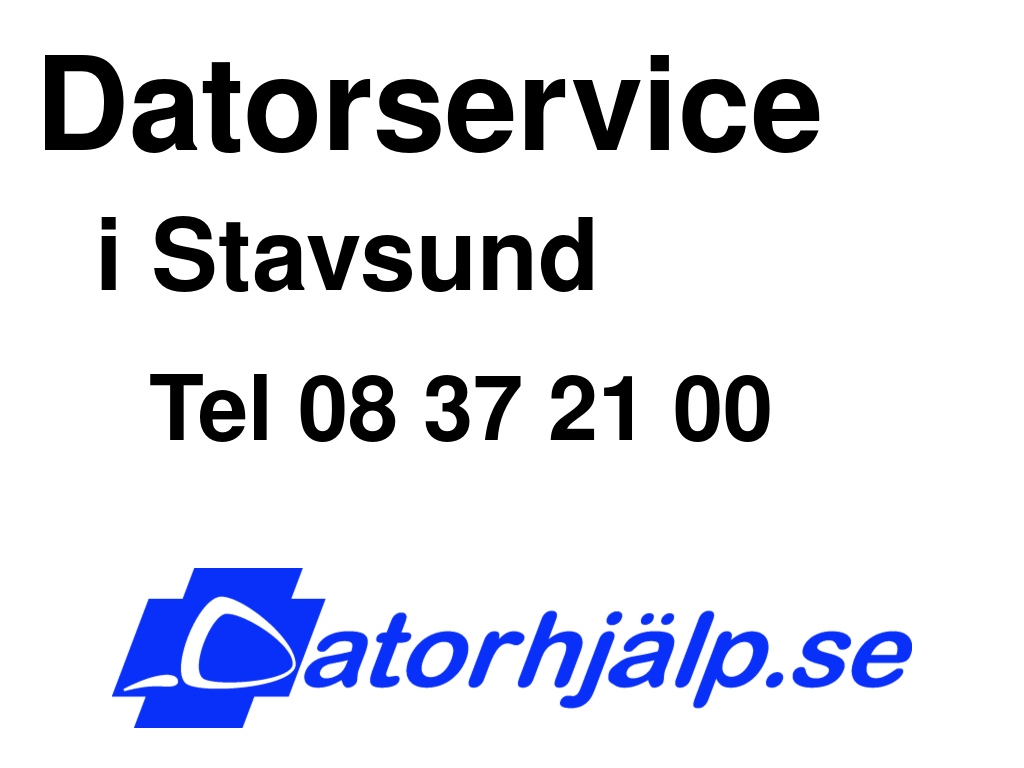 Datorservice i Stavsund
