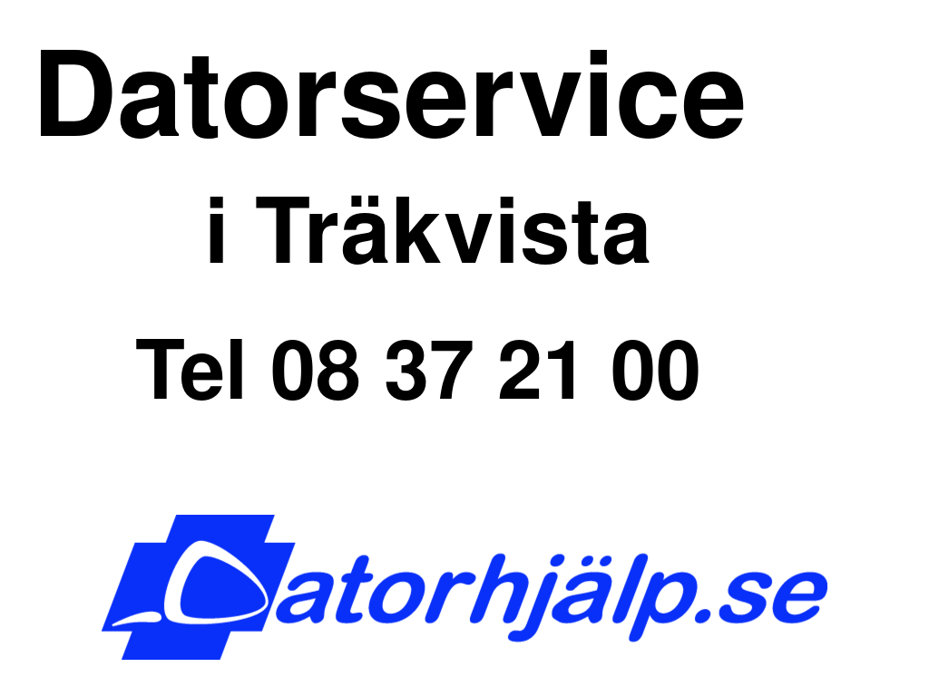 Datorservice i Träkvista
