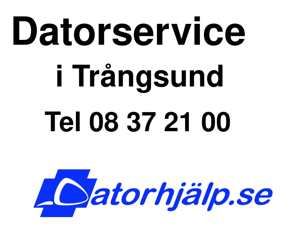 Datorservice i Trångsund 
