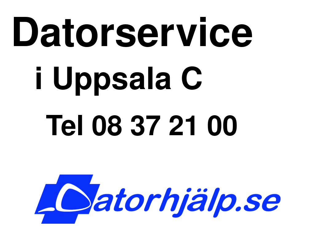 Datorservice i Uppsala C
